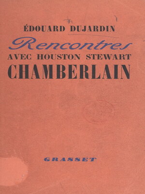 cover image of Rencontres avec Houston Stewart Chamberlain